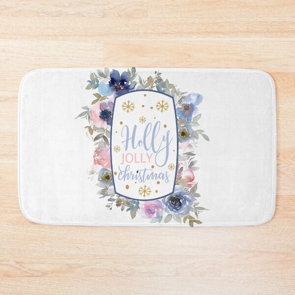 Item preview, Holly Jolly Christmas Victorian Floral Frame designed and sold by Bliss Find And Design.