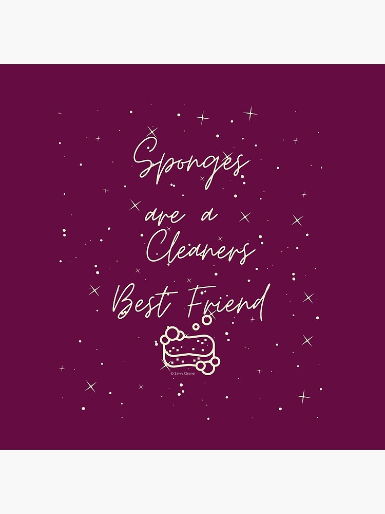 Thumbnail 4 of 4, Pillow, Sponges Are a Cleaners Best Friend House Cleaning Humor designed and sold by SavvyCleaner.