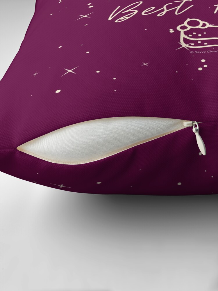 Thumbnail 2 of 4, Pillow, Sponges Are a Cleaners Best Friend House Cleaning Humor designed and sold by SavvyCleaner.