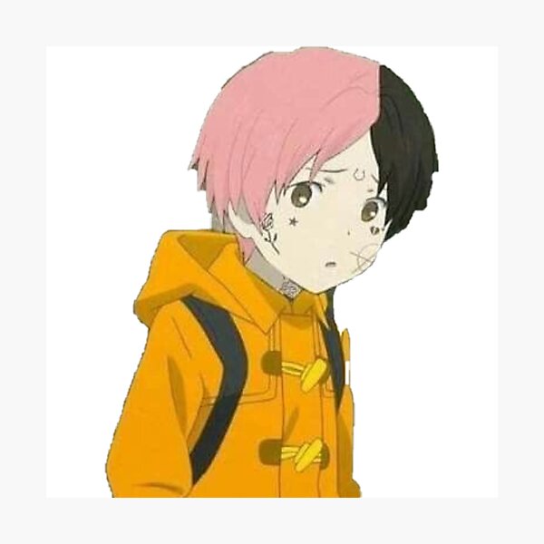 Wandbilder Lil Peep Anime Redbubble