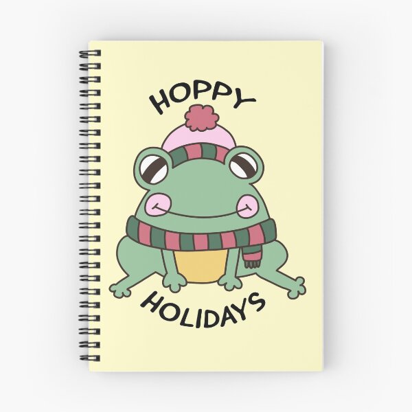 Item preview,  Hoppy Holidays Cute Winter Christmas Frog designed and sold by ARTSHL3YSHOP.