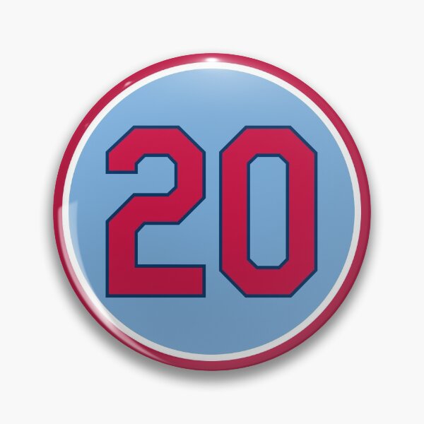 Artikelvorschau, Lou Brock #20 Jersey Number entworfen und verkauft von StickBall.