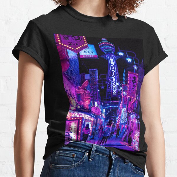 Osaka City Anime Scenes Classic T-Shirt
