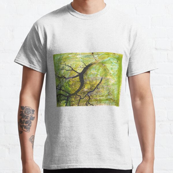 Black riverine on green Classic T-Shirt