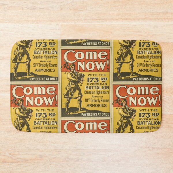 Item preview, Come Now! 173 Canadian Highlanders Overseas Battalion designed and sold by CitizenAwear.