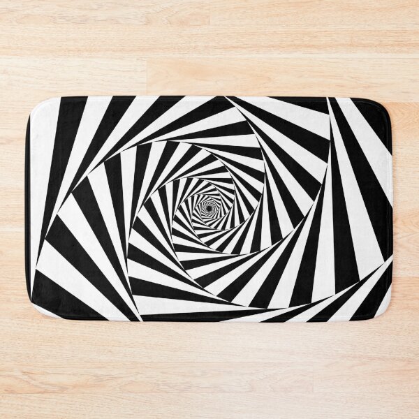 Item preview, Aperture Spiral - Black and White Optical Illusion designed and sold by Dator-Abstracts.