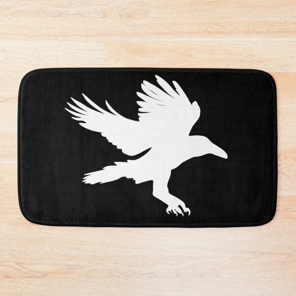 Item preview, White Raven Silhouette designed and sold by RockyCreekArt.