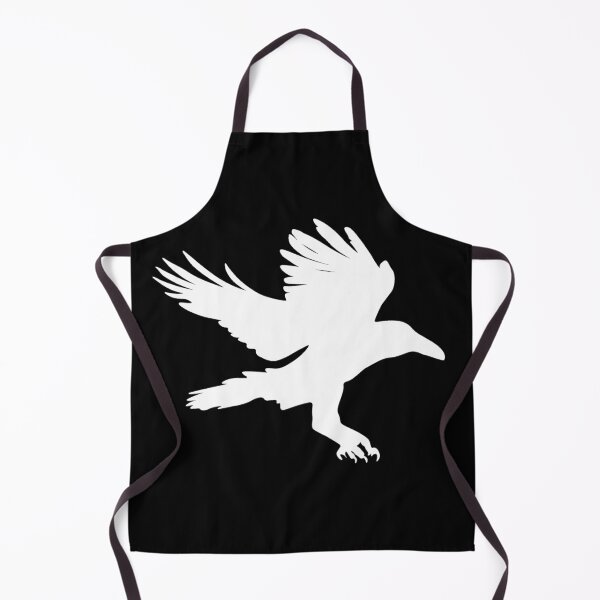 Item preview, White Raven Silhouette designed and sold by RockyCreekArt.