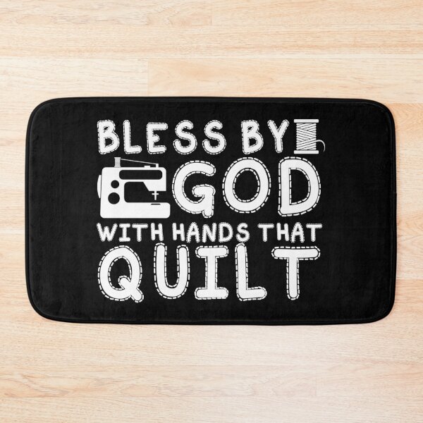 Item preview, Blessed By God With Hands That Quilt Sewing Lover Gift designed and sold by Charles Brian.