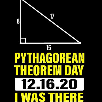 Artwork thumbnail, Pythagorean theorem day I was there 12.16.20 by ChesterNichols