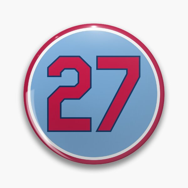 Artikelvorschau, Trikotnummer von Scott Rolen #27 entworfen und verkauft von StickBall.