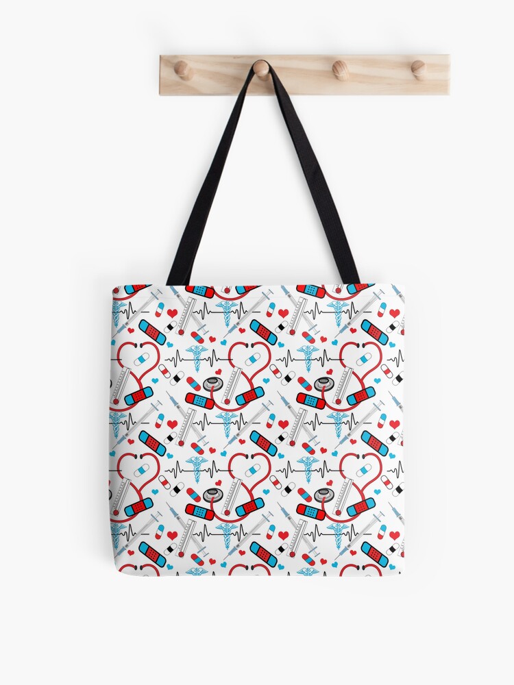 Monogrammed Stethoscope Tote Bag