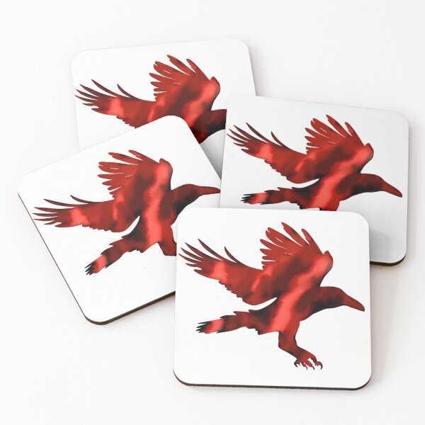 Item preview, Red Raven Silhouette designed and sold by RockyCreekArt.