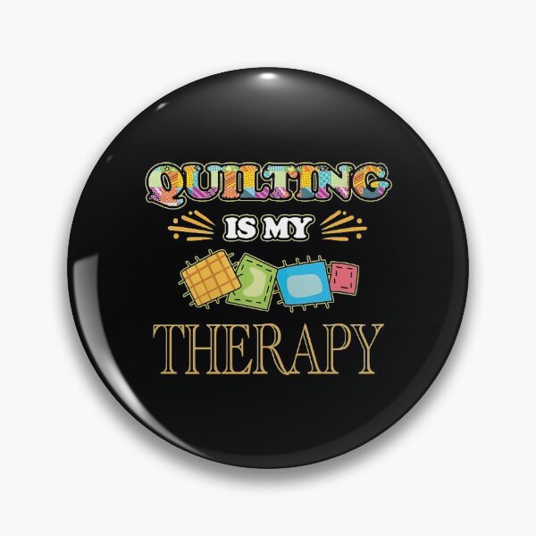 Item preview, Quilting Is My Therapy Sewing Pun Quilter Gifts designed and sold by Charles Brian.