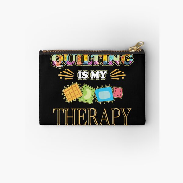 Item preview, Quilting Is My Therapy Sewing Pun Quilter Gifts designed and sold by Charles Brian.