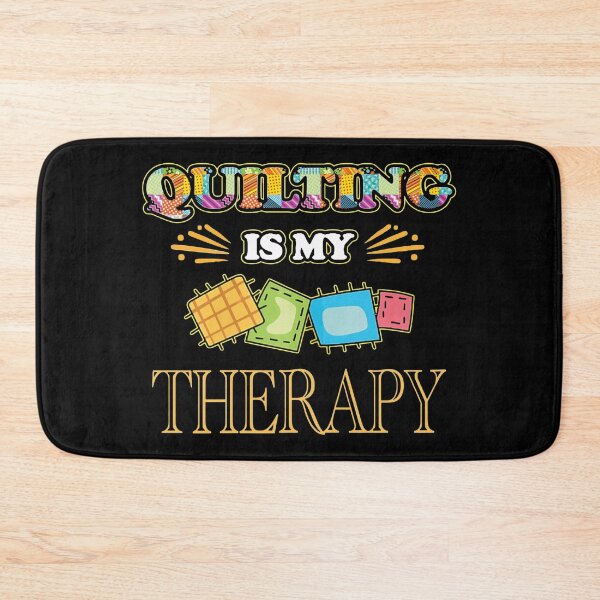 Item preview, Quilting Is My Therapy Sewing Pun Quilter Gifts designed and sold by Charles Brian.
