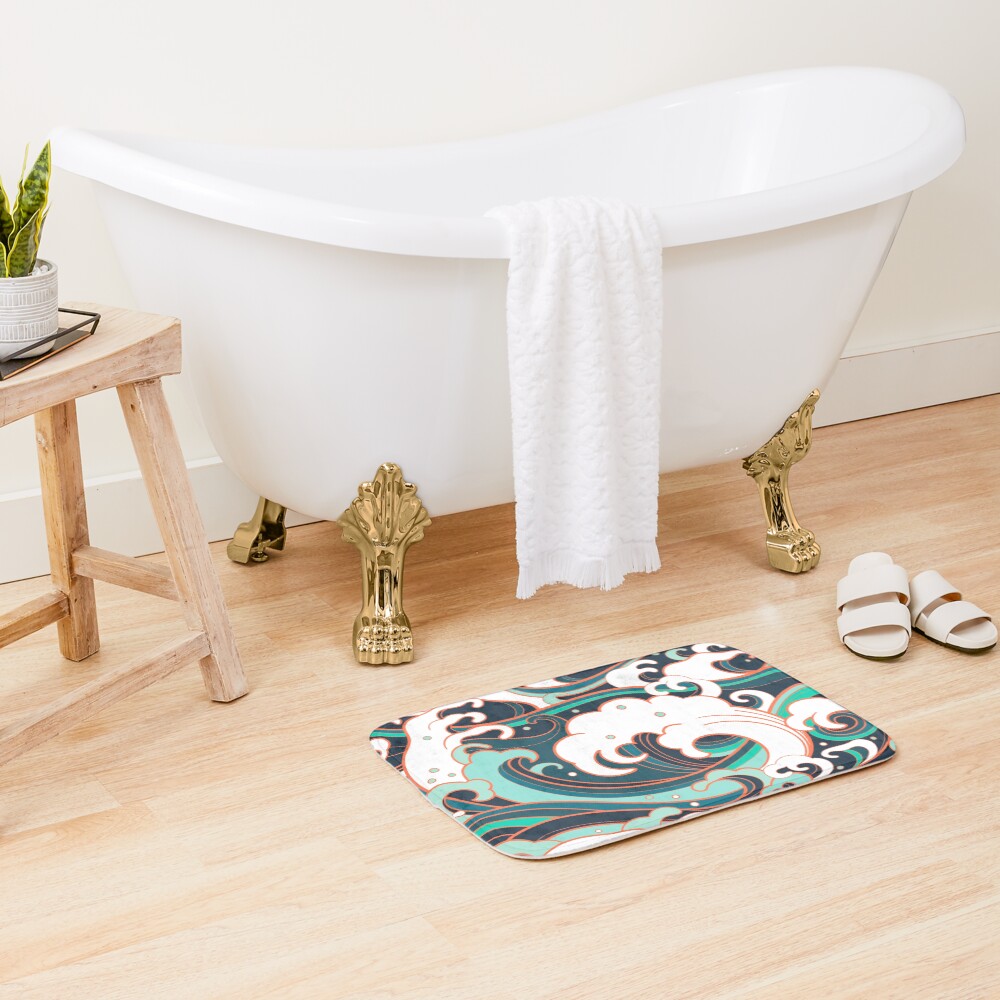 Item preview, Bath Mat designed and sold by patternhead.