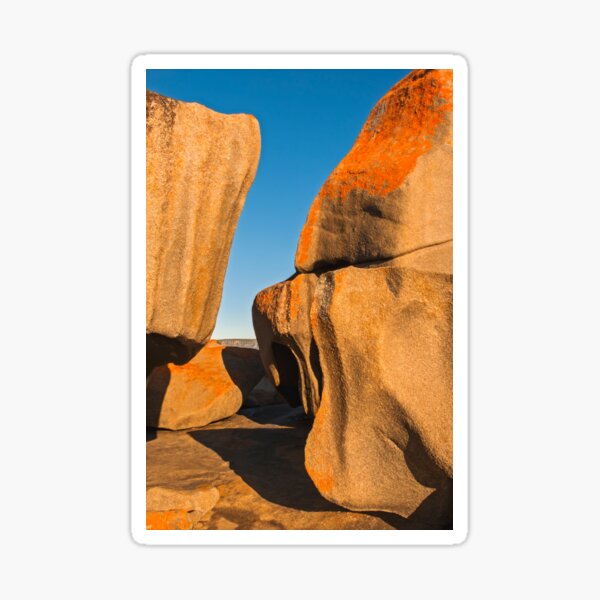 Remarkable Rocks Textures and Curves Sticker