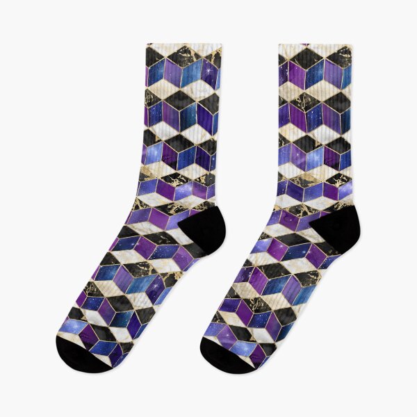 Item preview, Isometric galaxy cubes pattern designed and sold by Best-art.