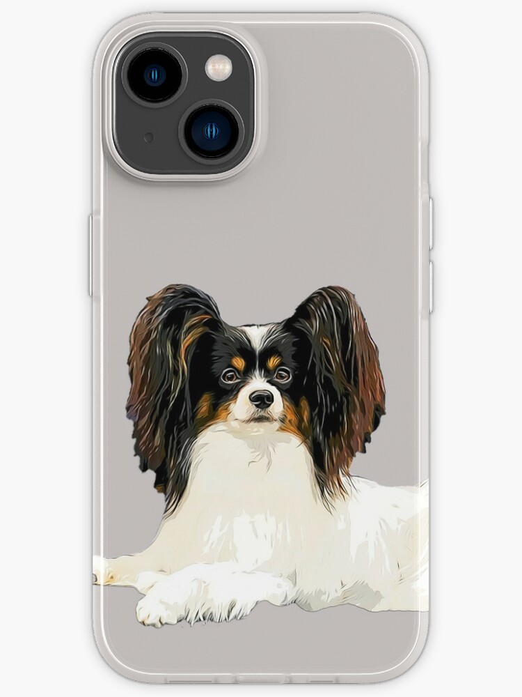 iPhone 12 mini Papillon Dog | Colorful Dog Breed Design Case