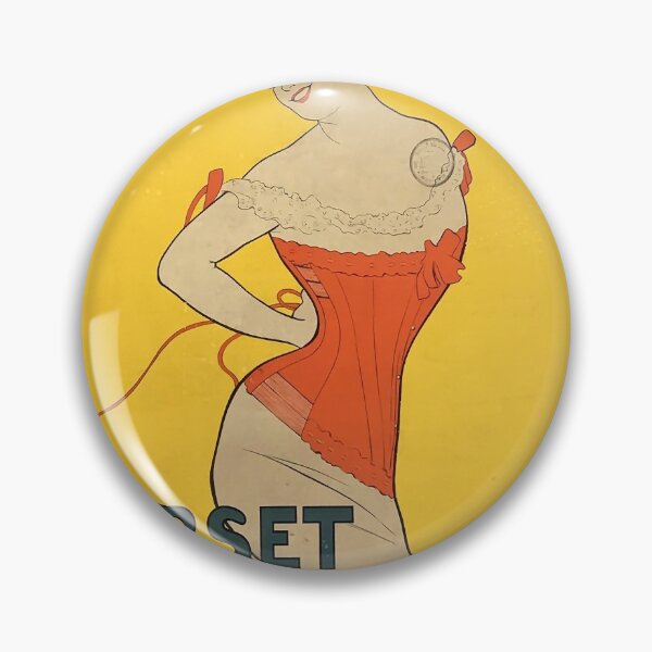 Aperçu de l'œuvre retro corset le furet hygiene elegance souplesse vintage reclame créée et vendue par CorasPosters.