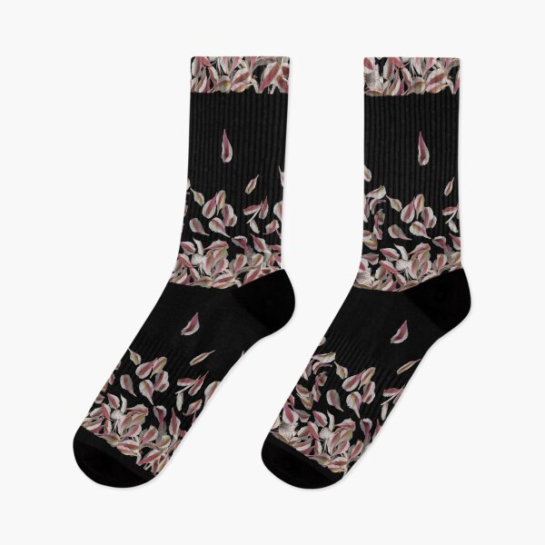 Item preview, Lily Raindrops Dark Floral designed and sold by LindasPhotoArt.