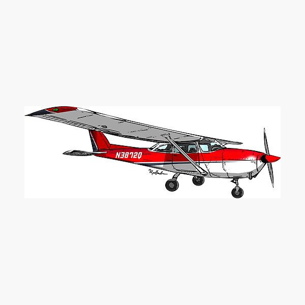 Cessna N3872Q Photographic Print