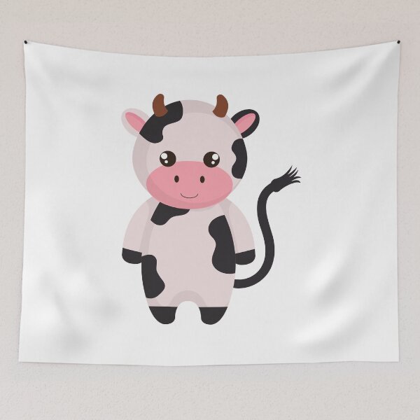 Item preview, Vacas Kawai - Adorable vaca bebé de pie designed and sold by Pandoras-Boxx.