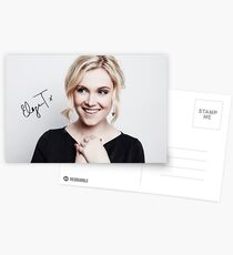 Postales Eliza Taylor - TCAs 2016 (w / sig.)