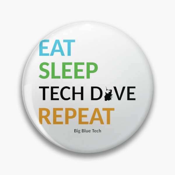 Item preview, Big Blue Tech - Eat Sleep Tech designed and sold by BigBlueDiving.
