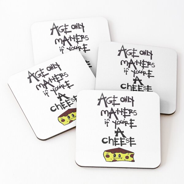 Item preview, Age Only Matters If You're a Cheese Print Typography by Christie Olstad designed and sold by Christie Olstad.