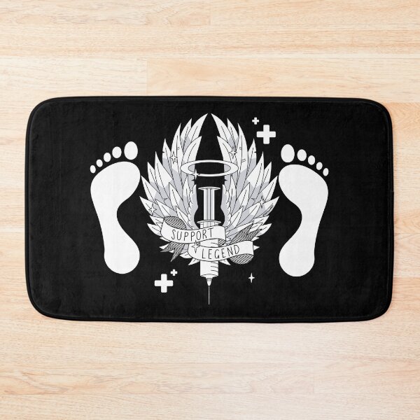Item preview, Support Legend Gamer Black White Syringe Wings designed and sold by JessicaAmber.