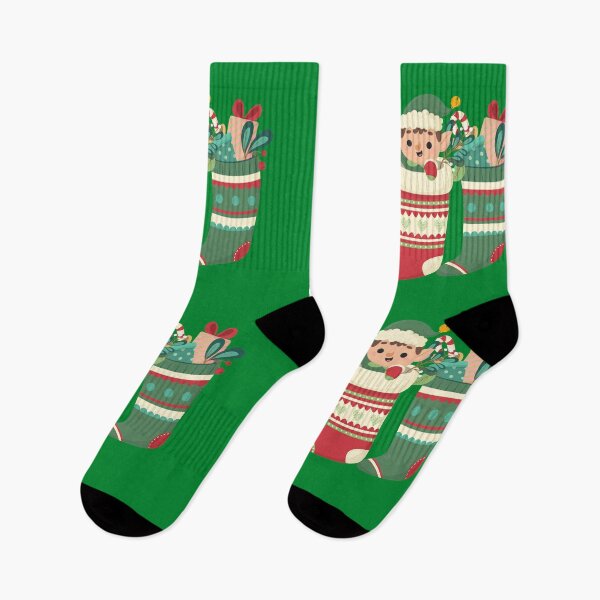 Item preview, Holly Jolly Christmas Santa's Elf designed and sold by Shopwick.