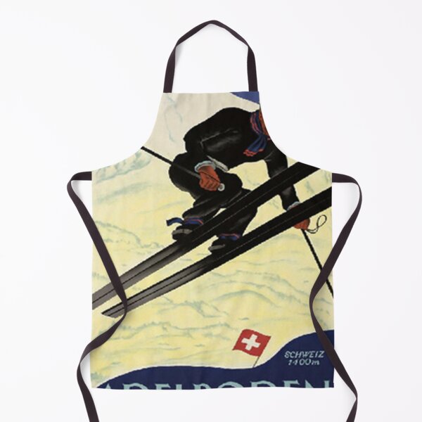 Item preview, retro adelboden schweiz vintage reclame designed and sold by CorasPosters.