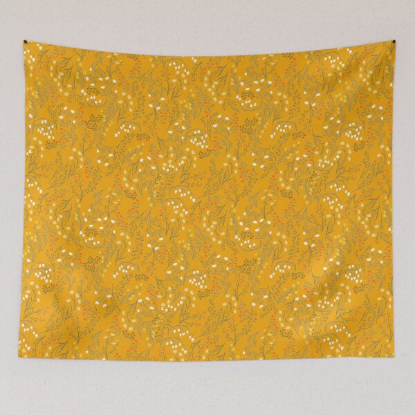 Item preview, Summer Meadow Sunshine Yellow Floral designed and sold by Cecilia Mok.