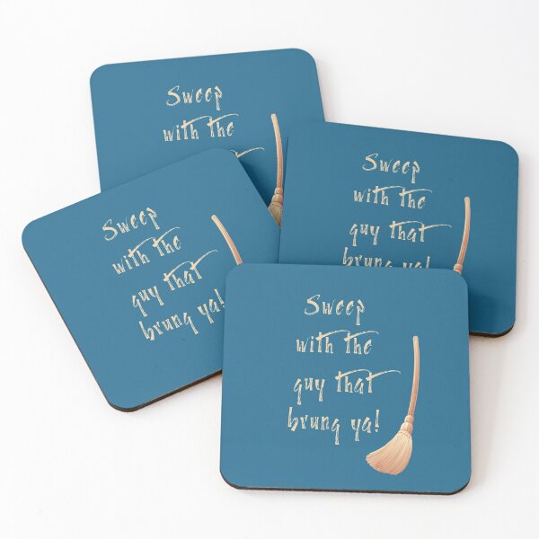 Item preview, Sweep With the Guy That Brung Ya Housekeeping Broom Fun designed and sold by SavvyCleaner.