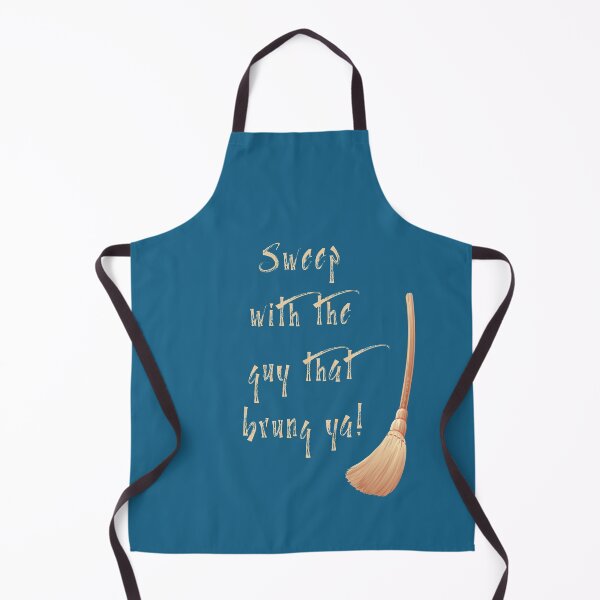 Item preview, Sweep With the Guy That Brung Ya Housekeeping Broom Fun designed and sold by SavvyCleaner.