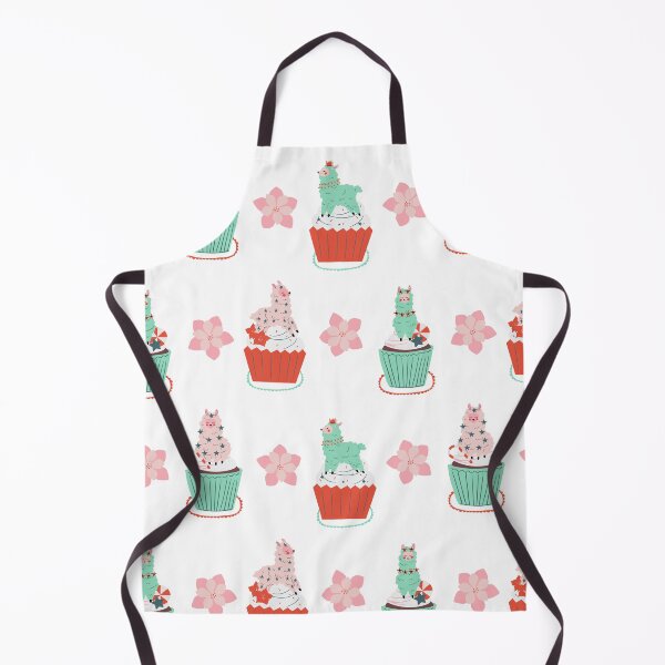 Item preview, Alpaca Christmas Cupcakes designed and sold by HelloGrackle.