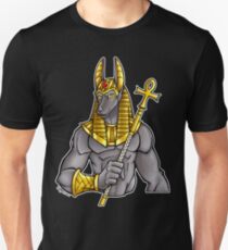Camiseta unisex Dios egipcio de Anubis