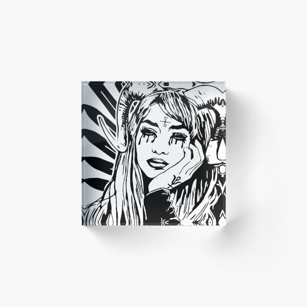 8 of Swords Acrylic Block