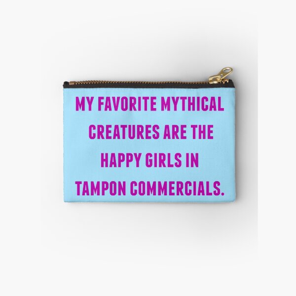 Item preview, mythical creature happy girls in tampon commercials designed and sold by herizon.