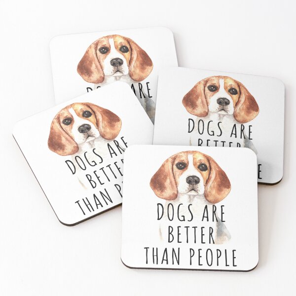 Item preview, Dogs are Better Than Humans for Teeshirt or Sticker designed and sold by StickerArtwork.