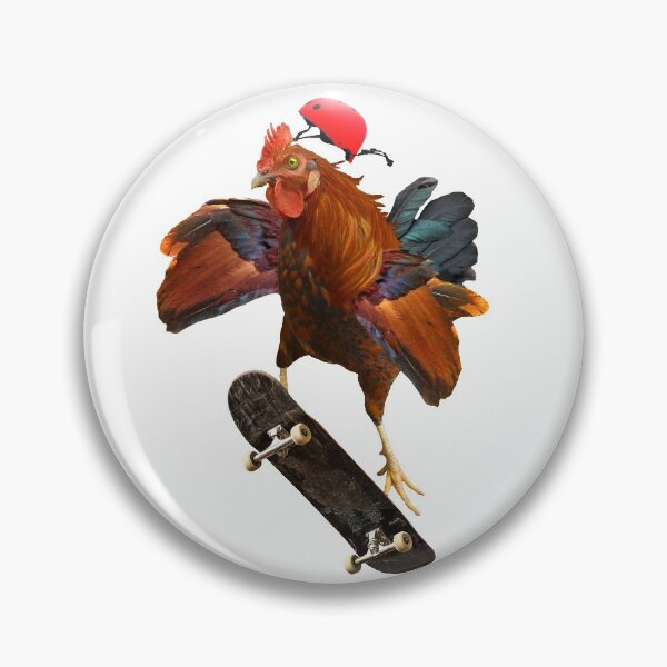 Item preview, Rad Skateboarding Chicken designed and sold by RamiBeans.