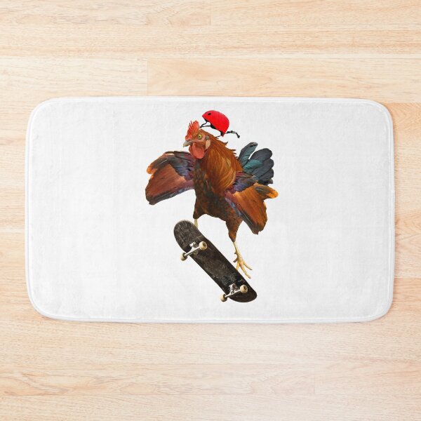 Item preview, Rad Skateboarding Chicken designed and sold by RamiBeans.