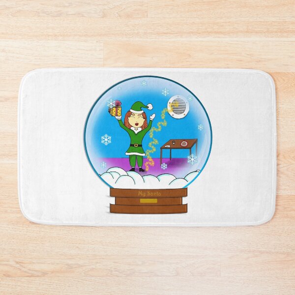 Item preview, Female Santa Snow globe - My Santa Your Santa designed and sold by inclusive-kids.