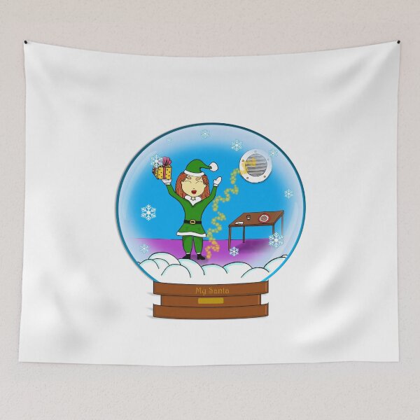 Item preview, Female Santa Snow globe - My Santa Your Santa designed and sold by inclusive-kids.