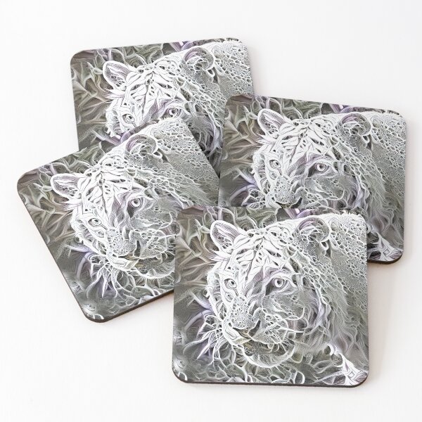 Item preview, Redreaming Extinction Series White Tiger designed and sold by WENDY BANDURSKI-MILLER.
