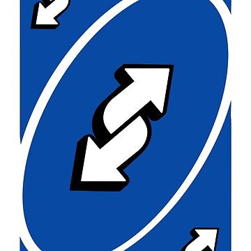 Custom Discord Emoji — uno reverse card (blue/yellow,/red/green