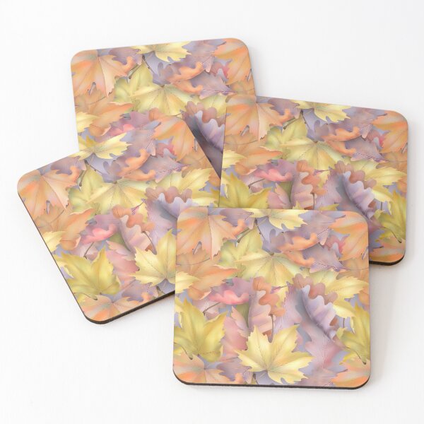 Item preview, Pastel Autumn Leaves Fall Light Colors designed and sold by ewynter.