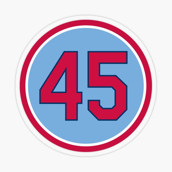 Stan Musial #6 Jersey Number Sticker for Sale by StickBall